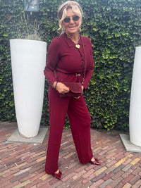 2 pieces pak bordeaux Retro Chic