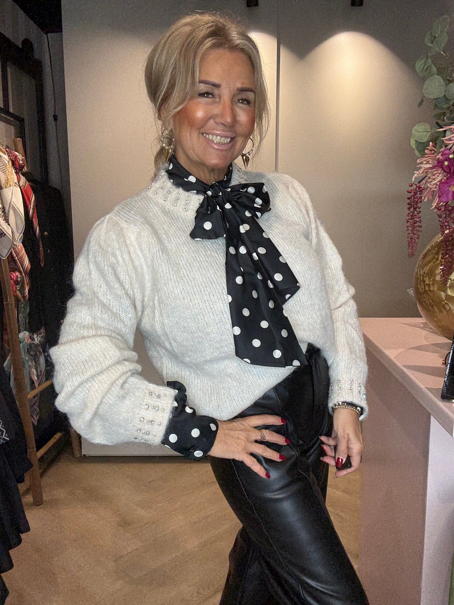 Trui Crème Strass ✨