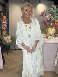Kimono linnen ecru