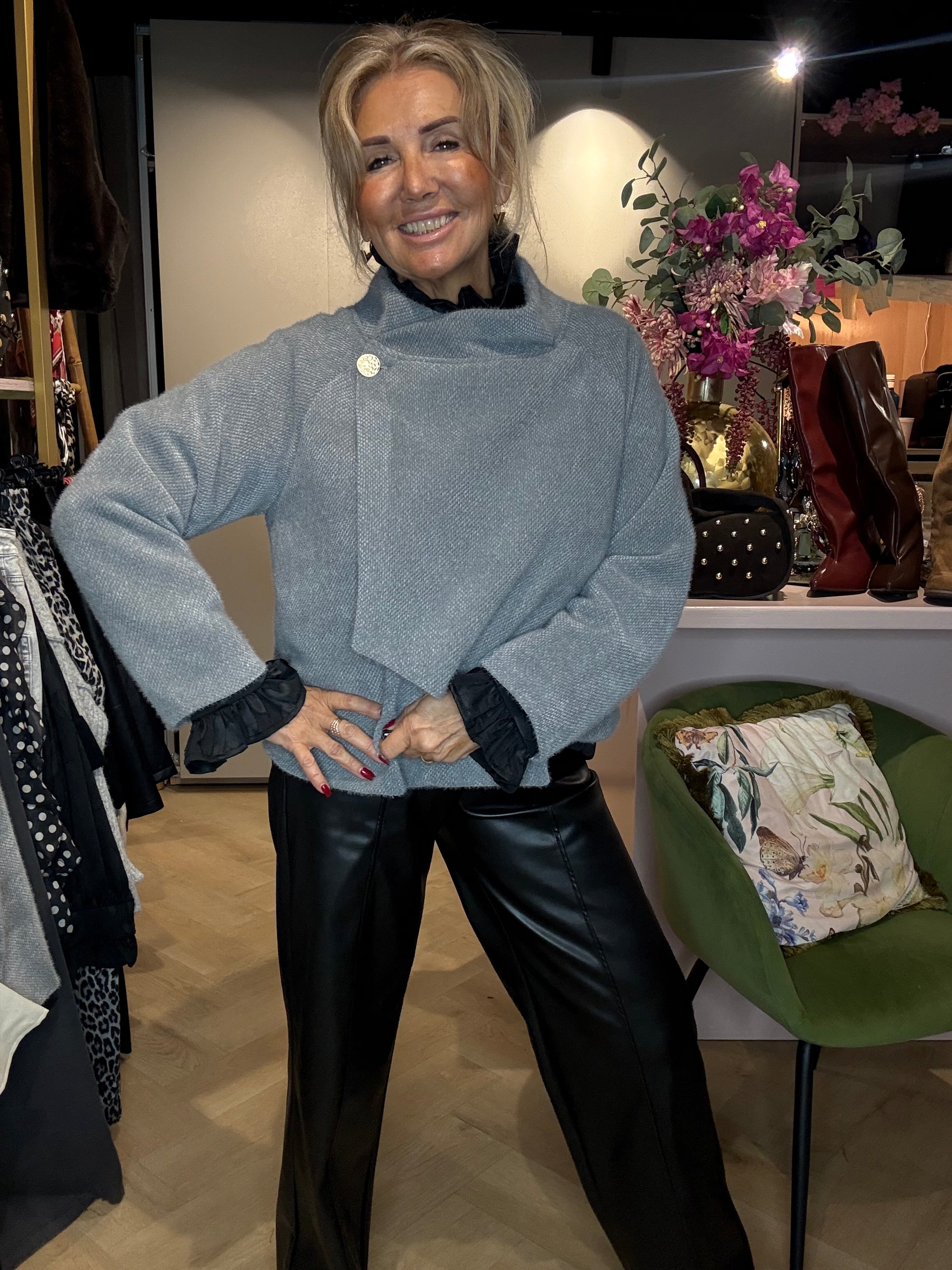 Overslag Jasje Grijs