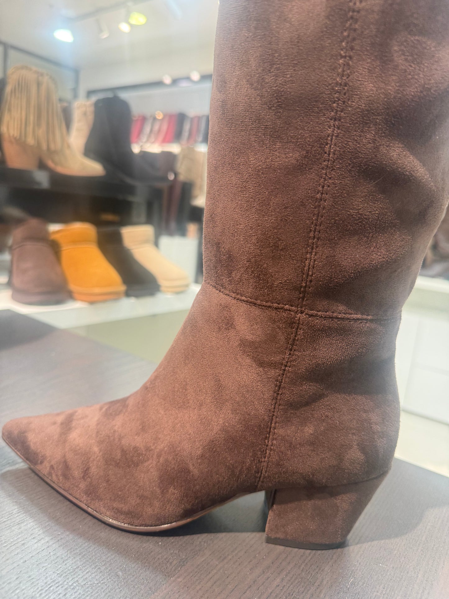 Moon Tall Boot Brown