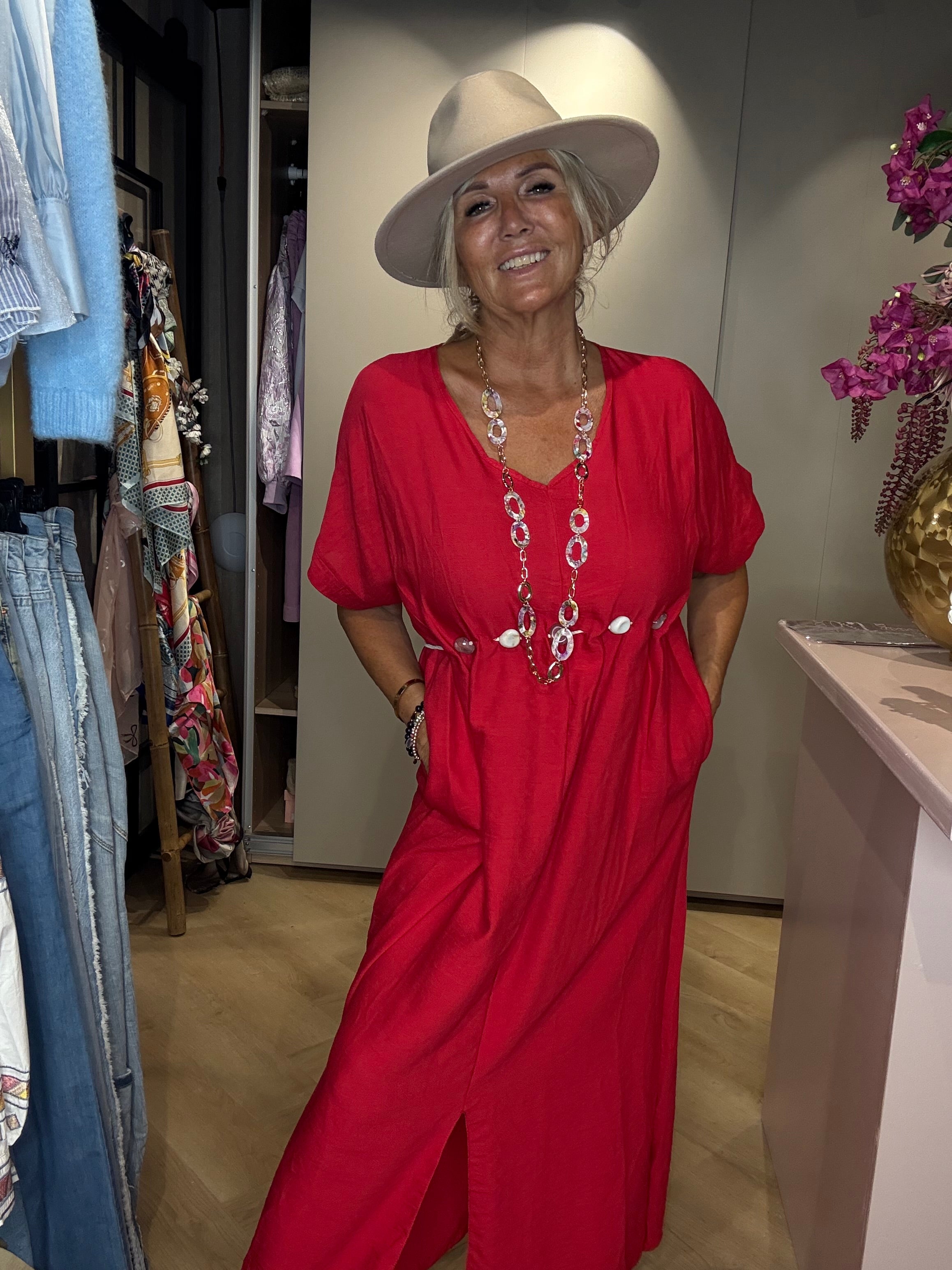 Dress Red Stone