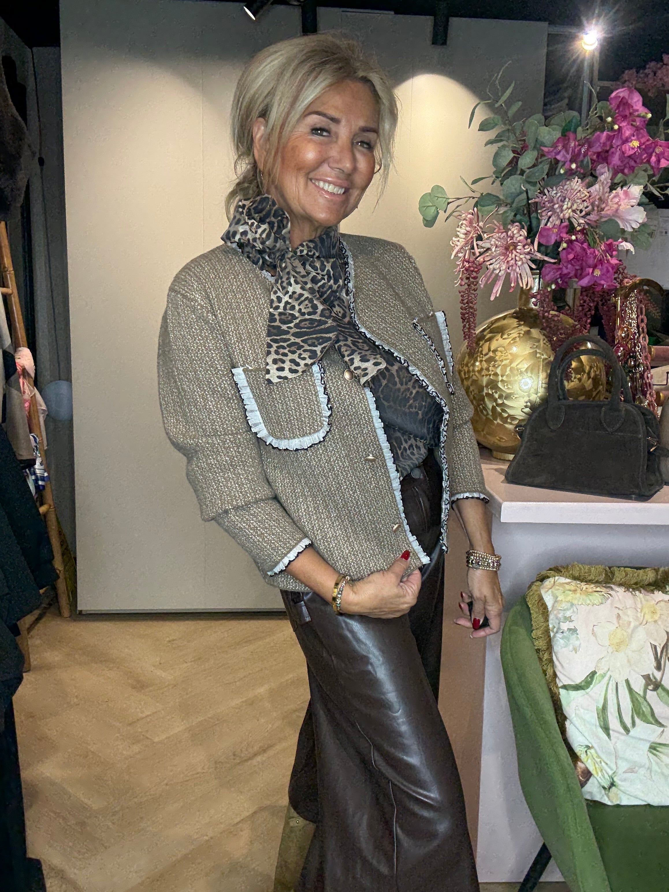 Vest / Jasje Lief Taupe / Bruin