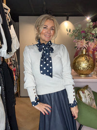 Rok Donkerblauw Puh Leatherlook