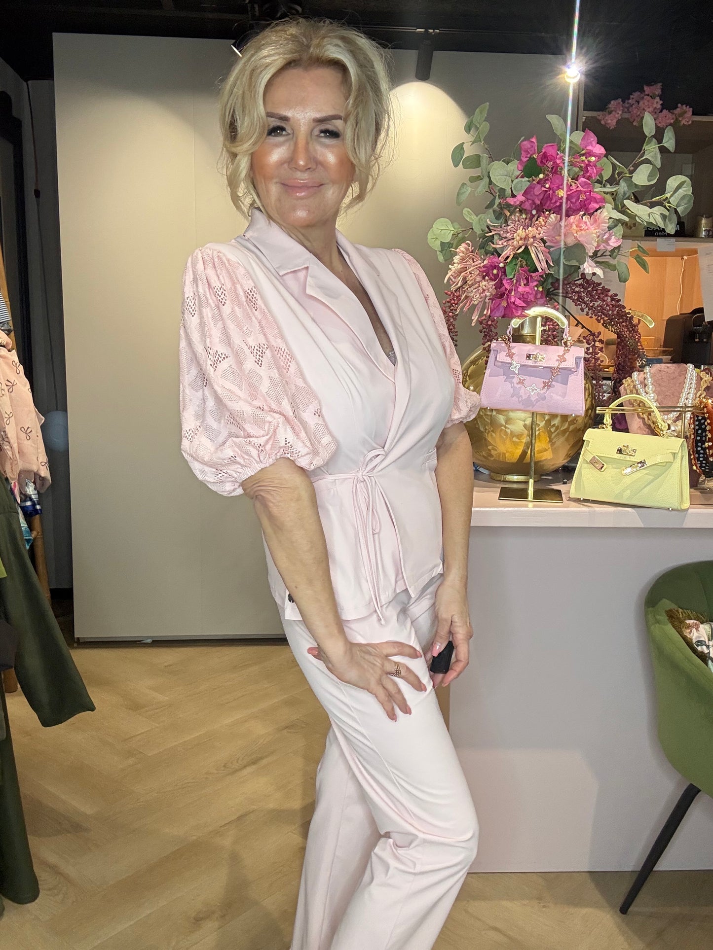 Blouse Triple Nine BLZ-3909✨Poederrose