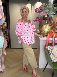 Stropfri bluse Rose