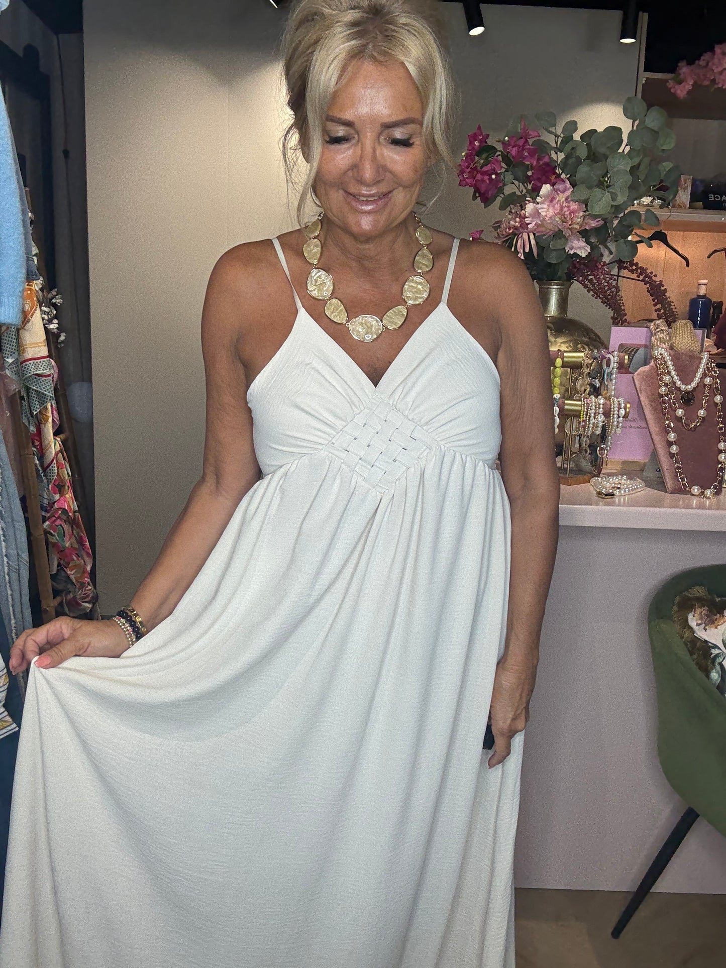Dress love ecru