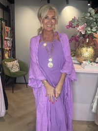Kimono linnen Lila