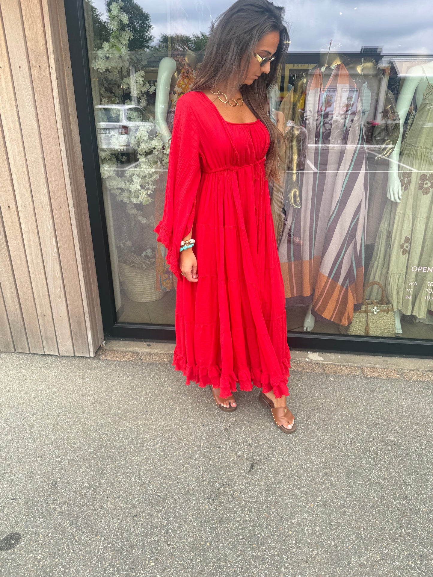 Kimono Red Coral