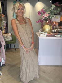 Kjole Lina Camel