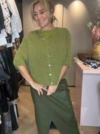 Vestje korte mouw Alpaca Groen