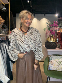 Polkadot Beige Roes