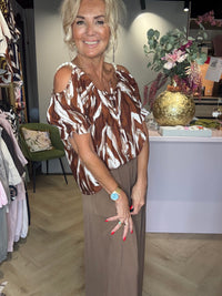 Briek pencil-print blouse