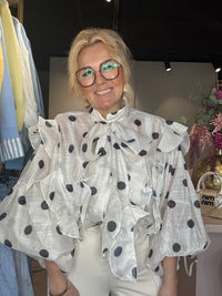Blouse Polka Dot Roesel & Strik Beige