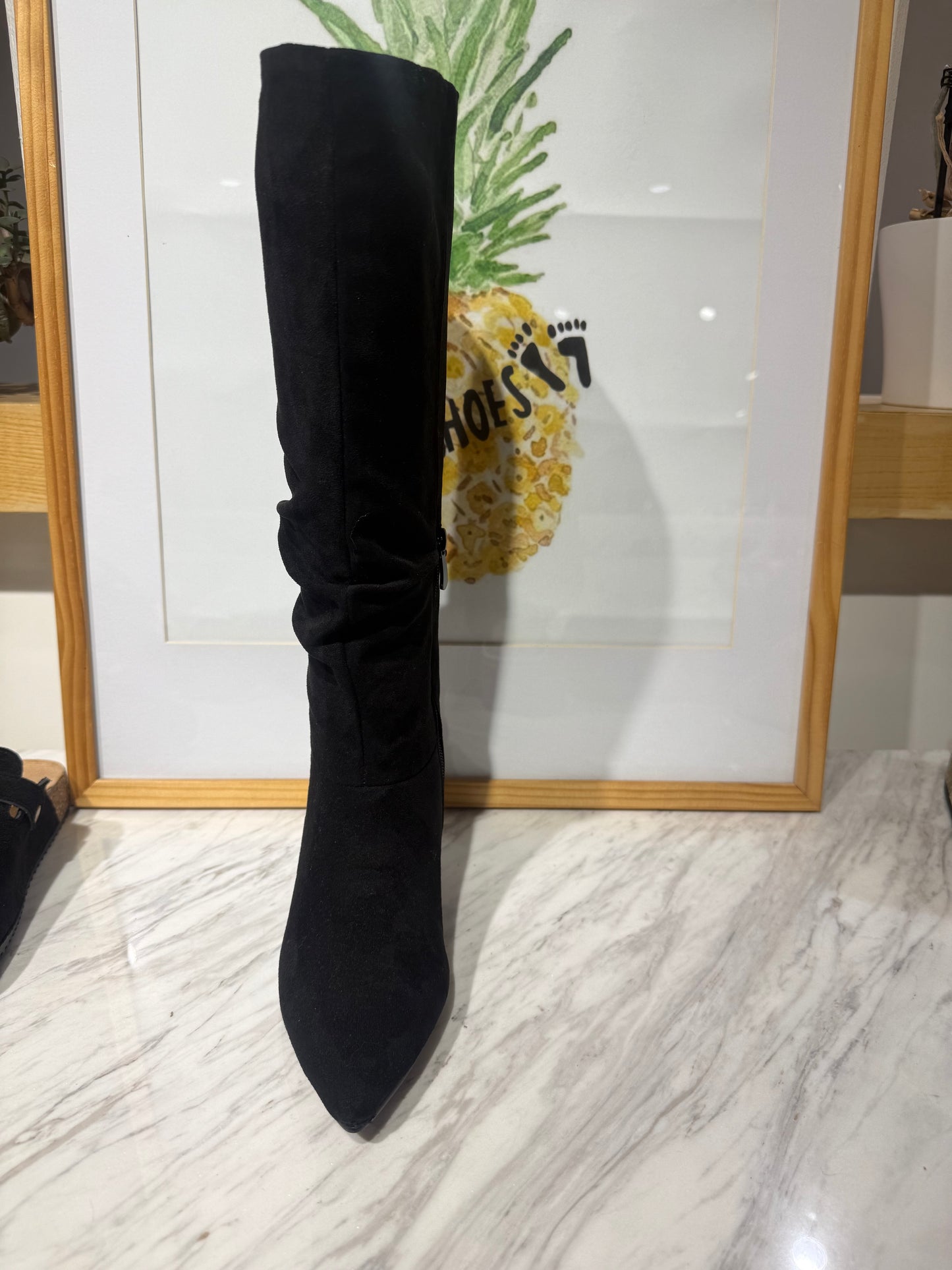 Zapatos Ellis largos negros