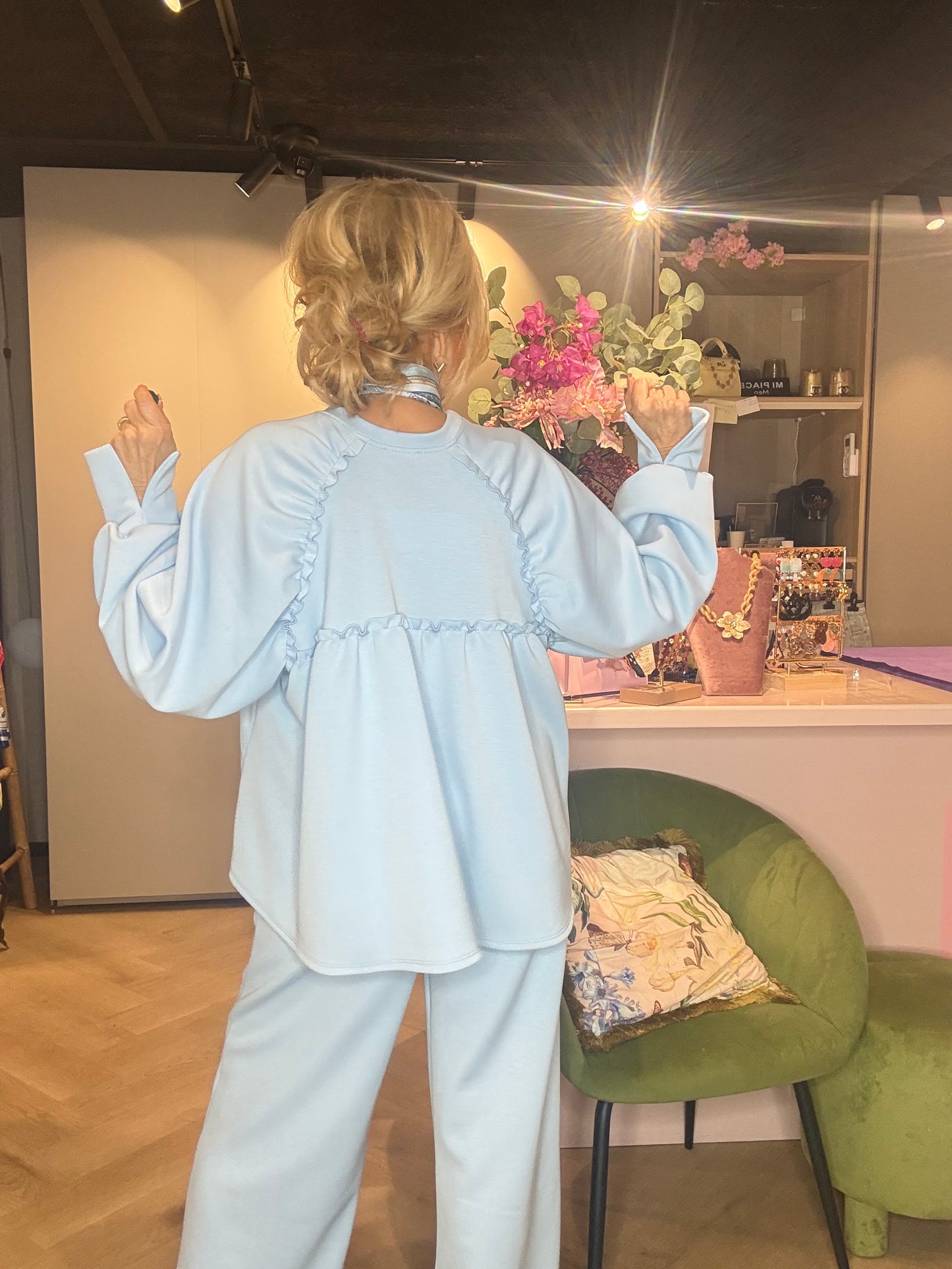 Tweedelige Set pure Woman 💎Blauw