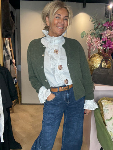 Baby Alpaca Vest Groen