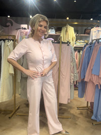 Triple Nine Blazer BLZ3912 Powder pink 🎀Gilet met mouw