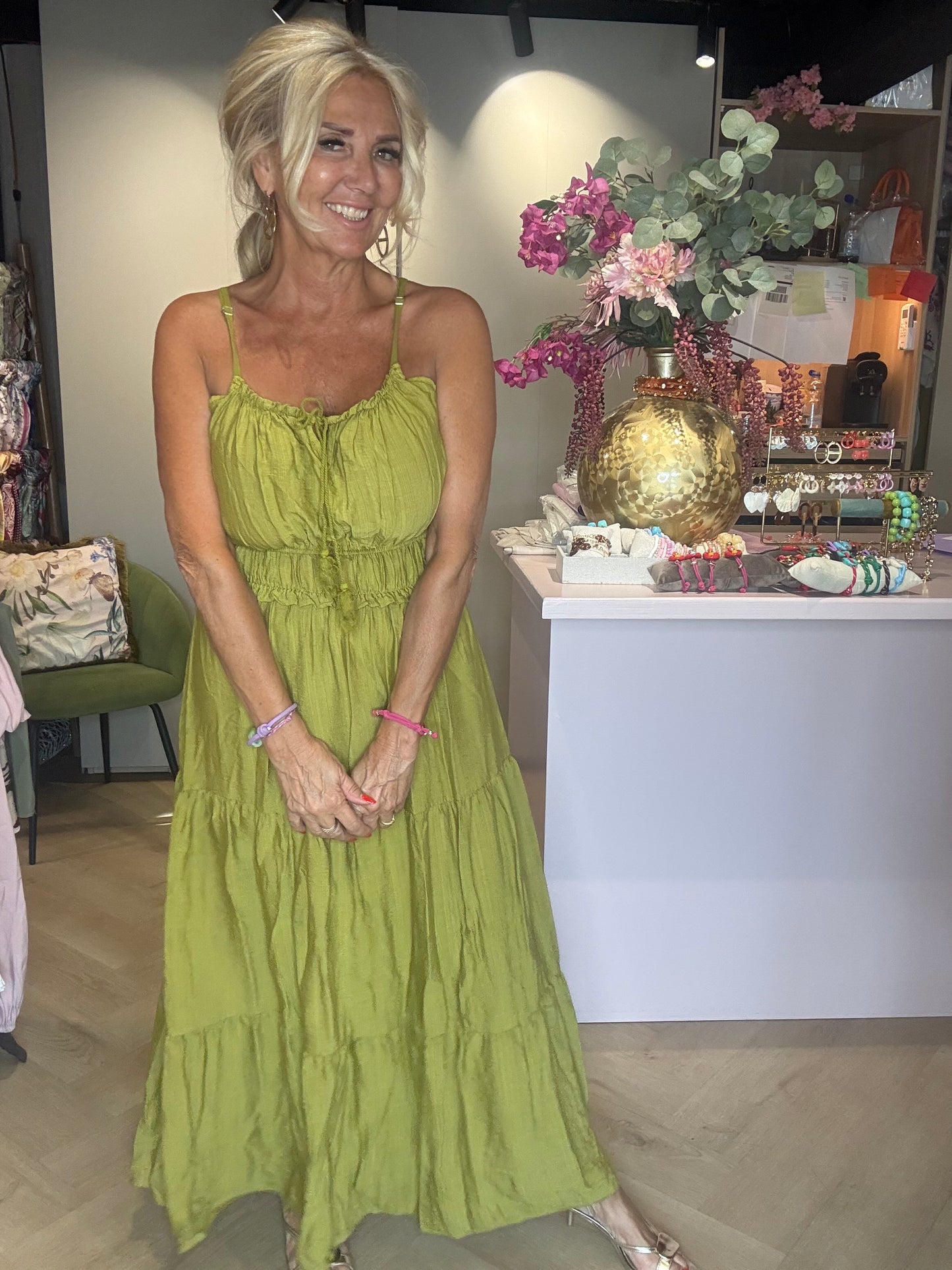 Kjole Joy Matcha grøn