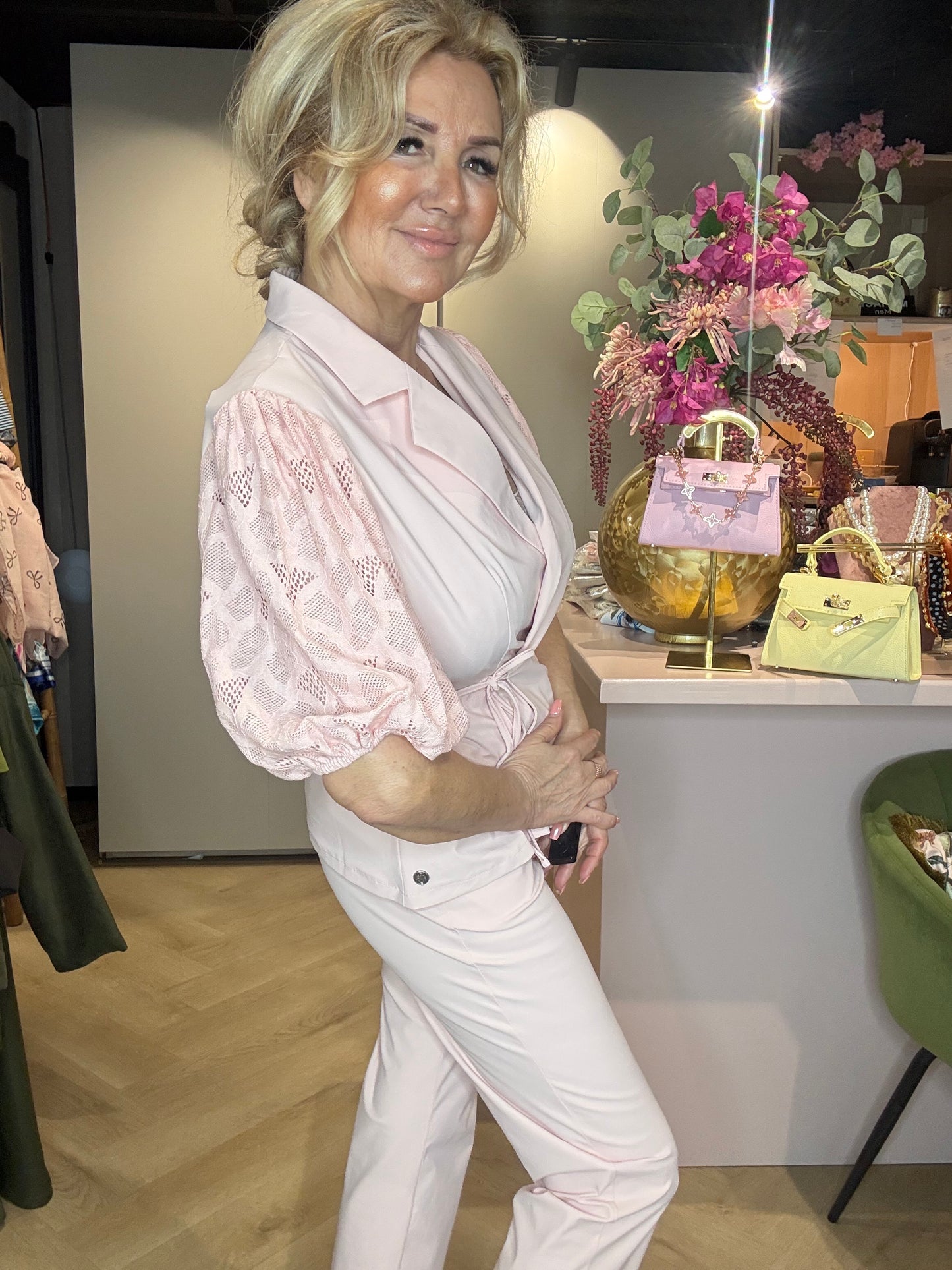 Blouse Triple Nine BLZ-3909✨Poederrose