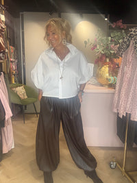 Broek ballon Puh donker bruin