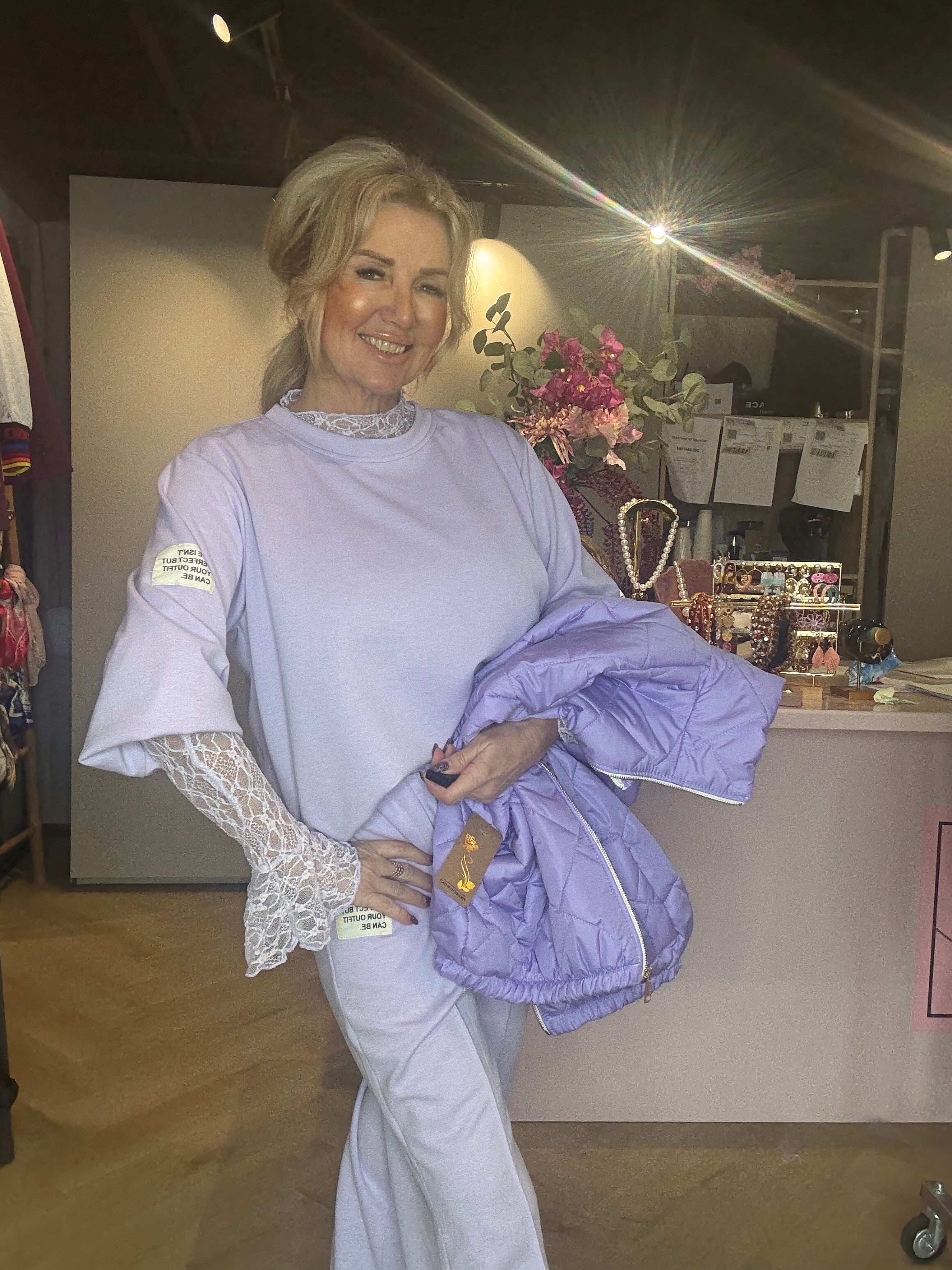 2 Delig Comfy pak lila