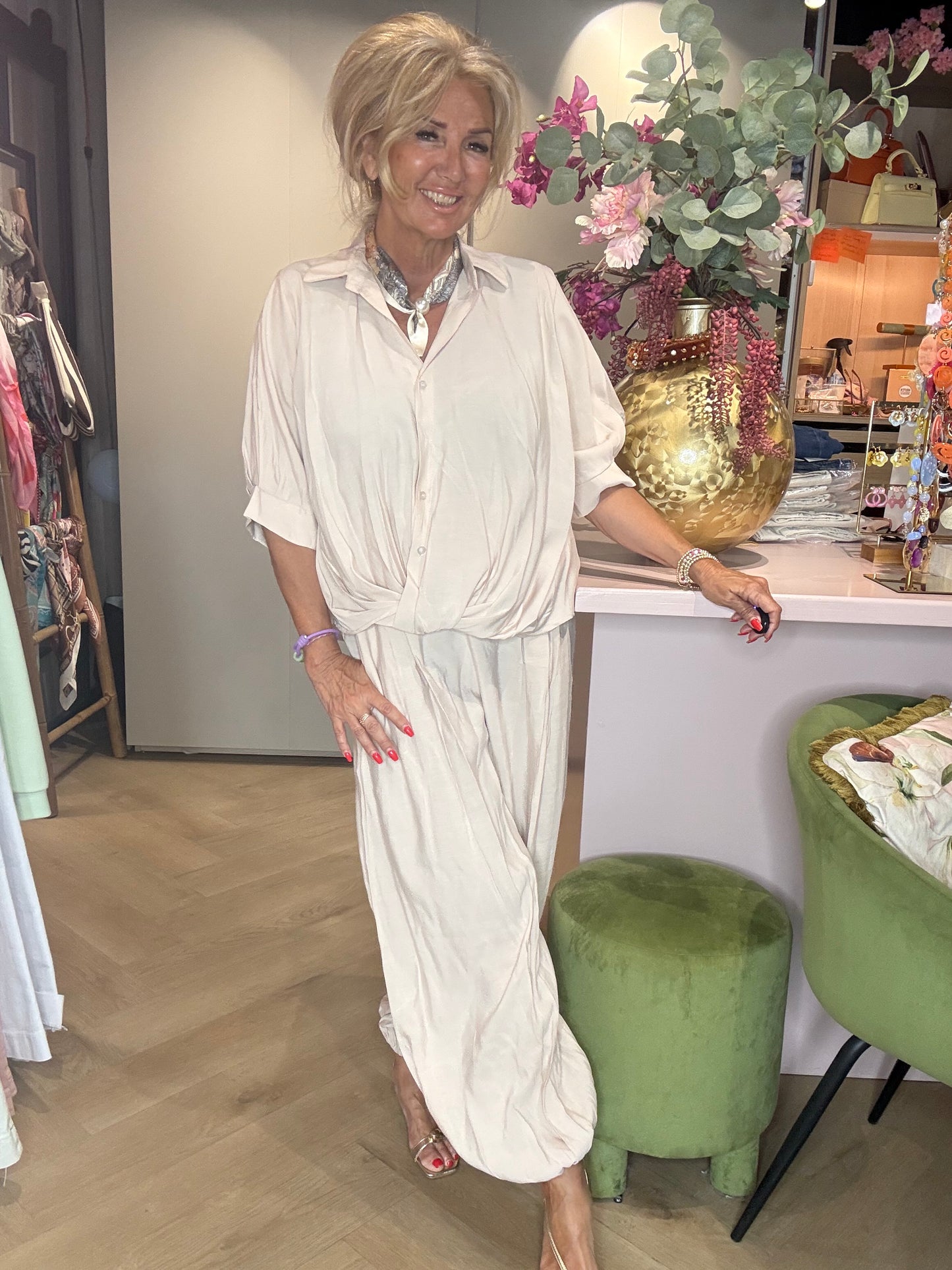 Broek Harem Beige