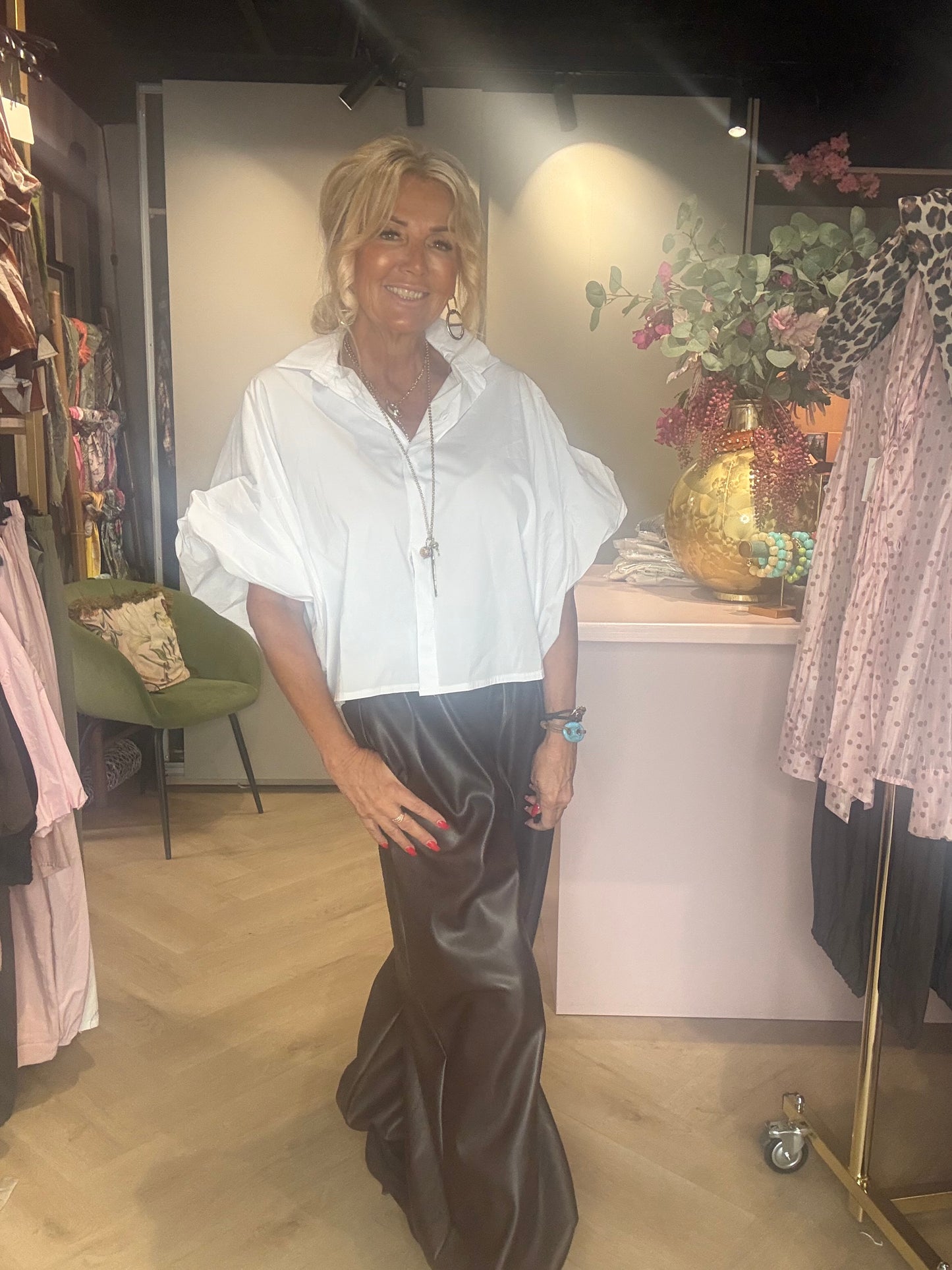 Broek ballon Puh donker bruin
