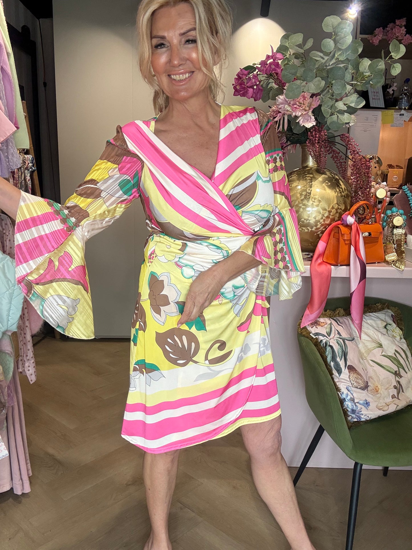 Jurk Troyka pink Lemon