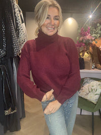 Triple Nine Col Trui Bordeaux Alpaca