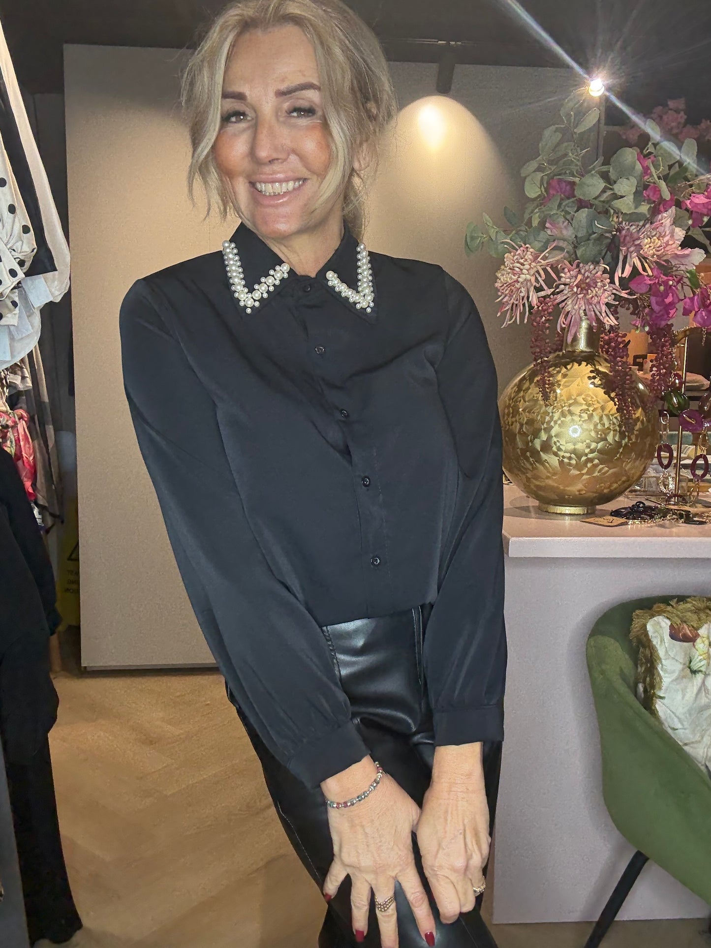 Blouse Pearl Black 🖤