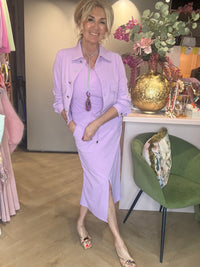 Mi Piace Jacket Cropped Milky Lilac MP202348
