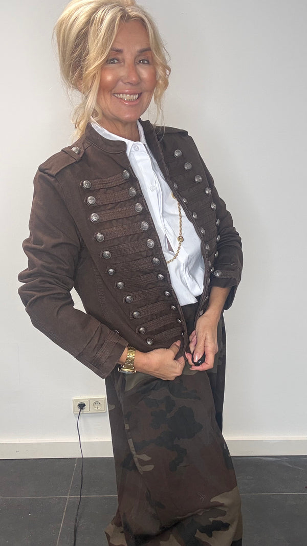Brown Military Jacket