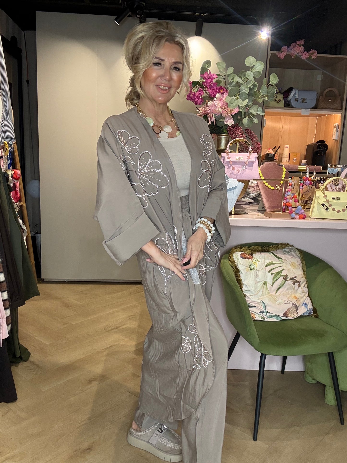 2 Delige Set Boho Taupe