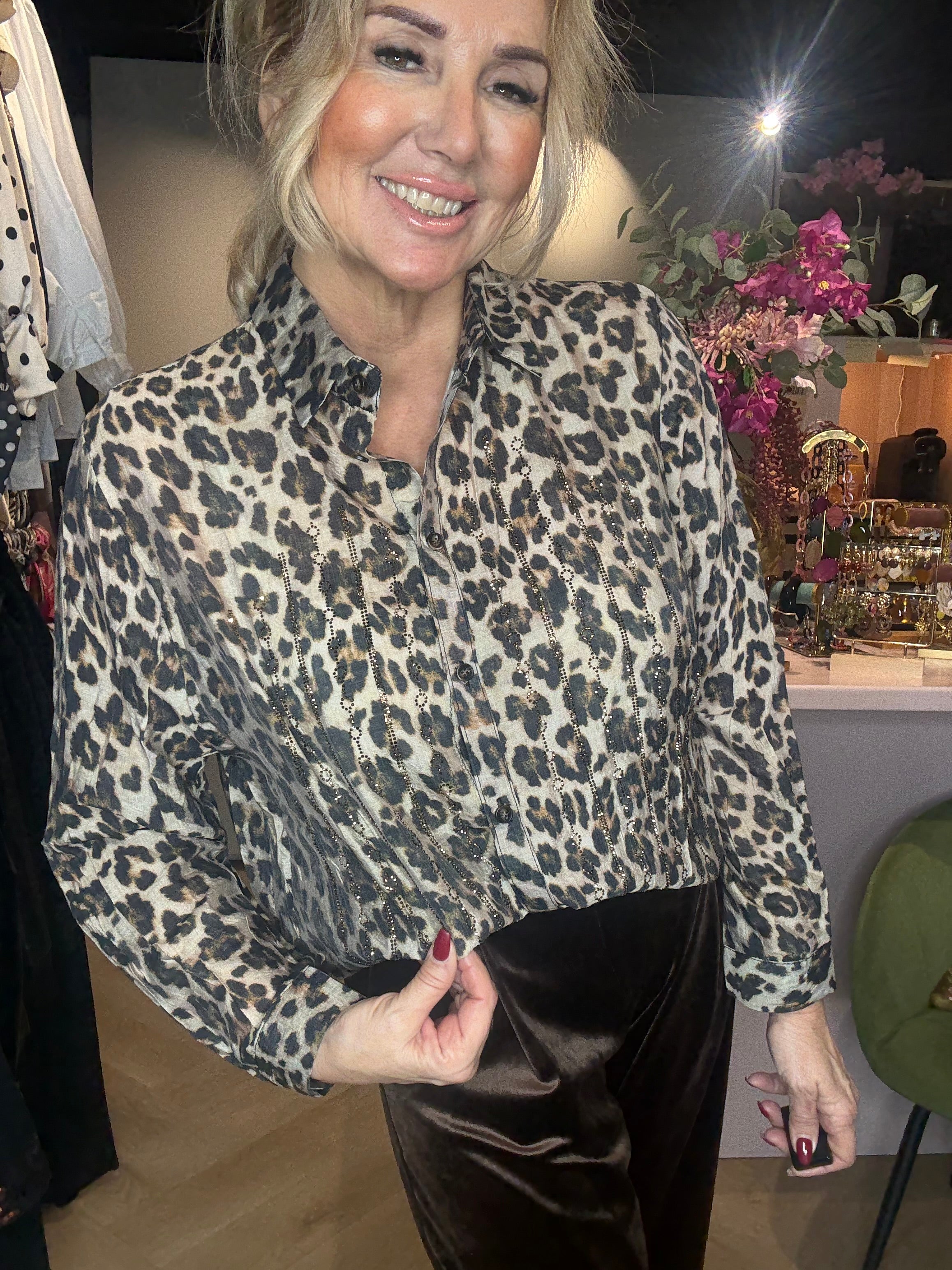 Panther Blouse New ✨✨