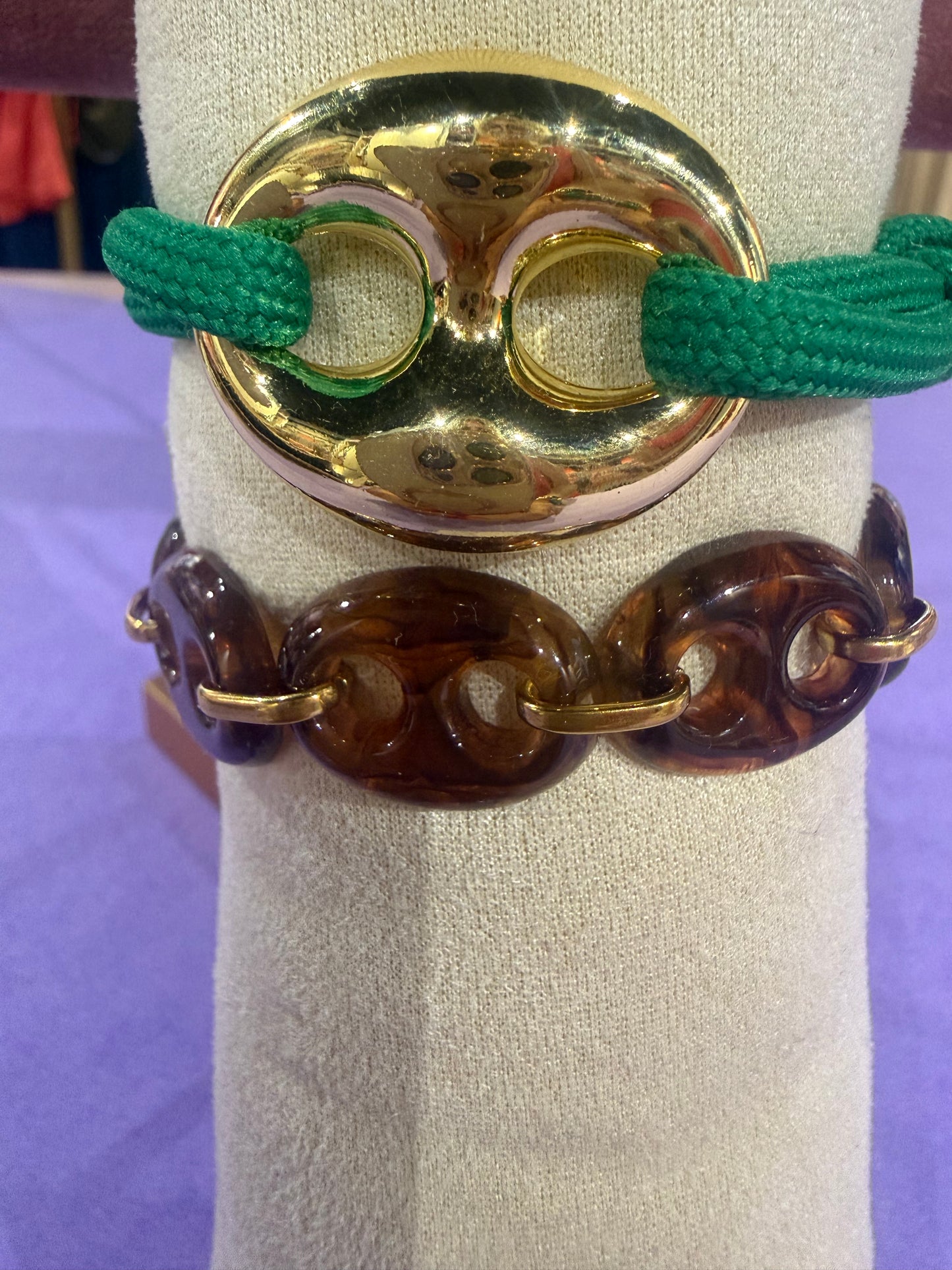 Armbånd Ibiza-stil Brun