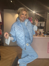 Body warmer Blauw