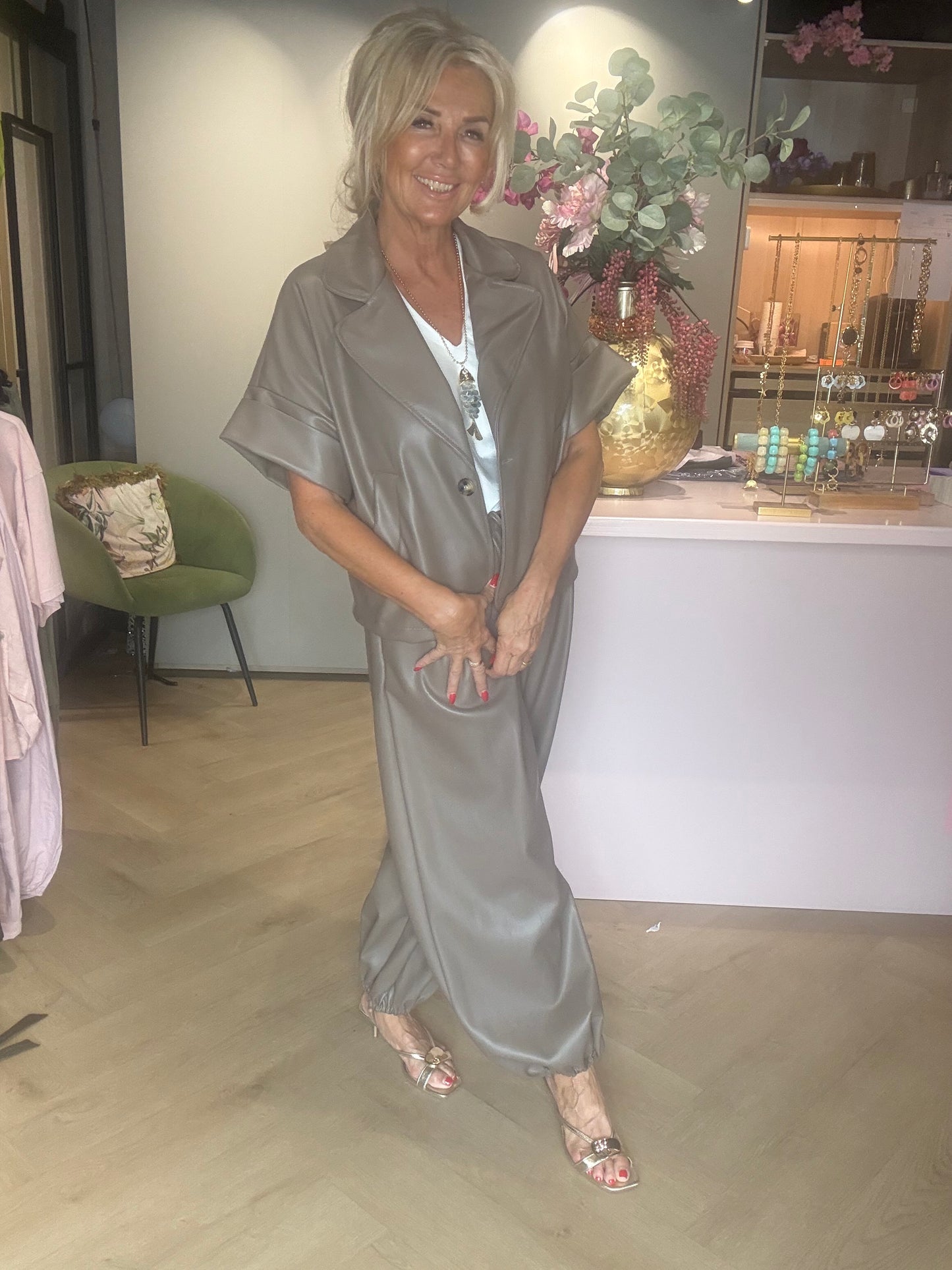 Broek Puh ballon Taupe