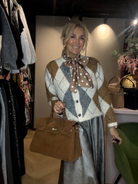 Rok Leatherlook Grijs