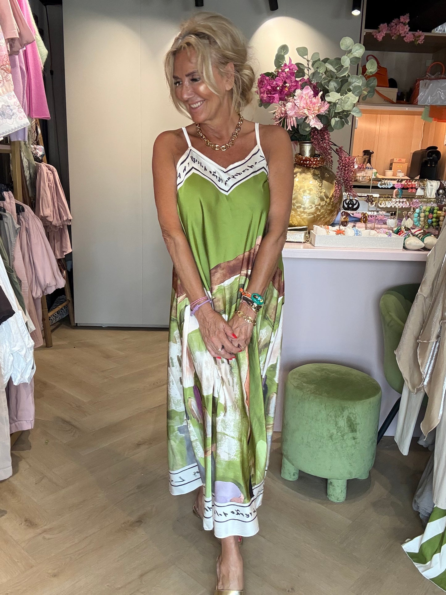 Kjole Italien Matcha