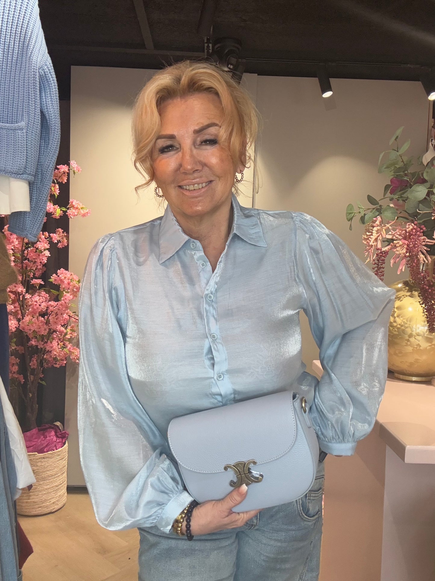 Blouse Licht Blauw