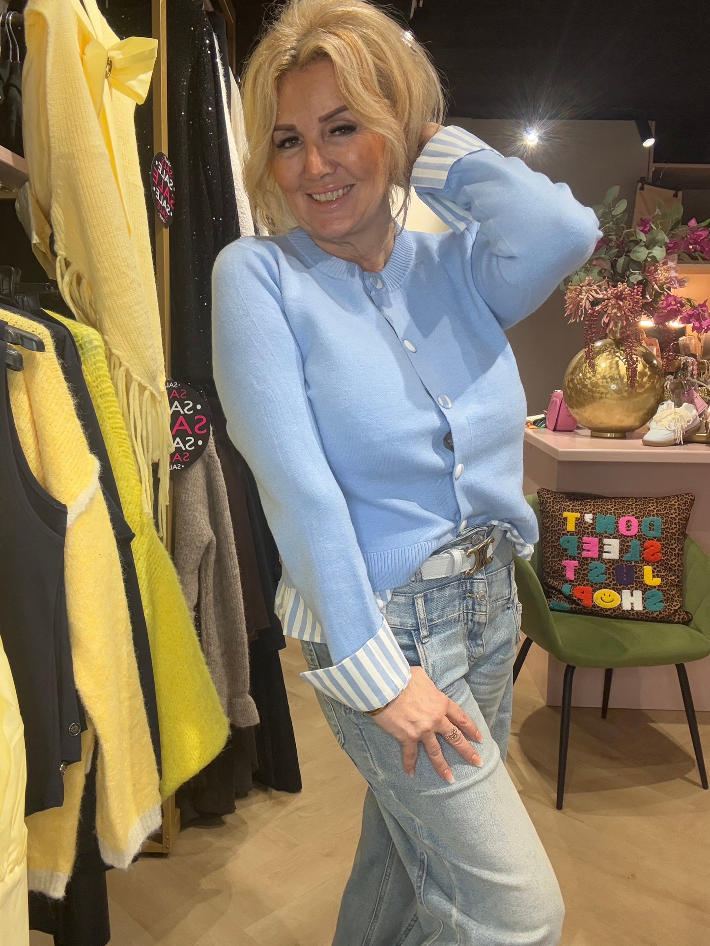 Vest Annie Blauw