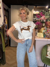 T shirt teckel croissant 🥐