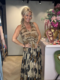 Jurk Boho Beige- Bruin