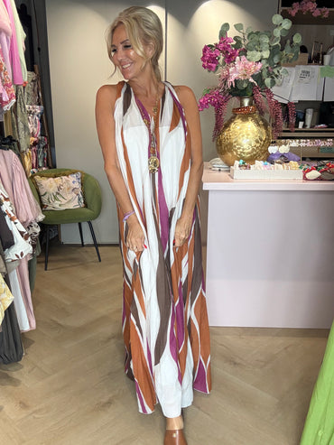 Kleid Marakes Rostbraun
