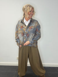 Blouse jeans Bleach Flower