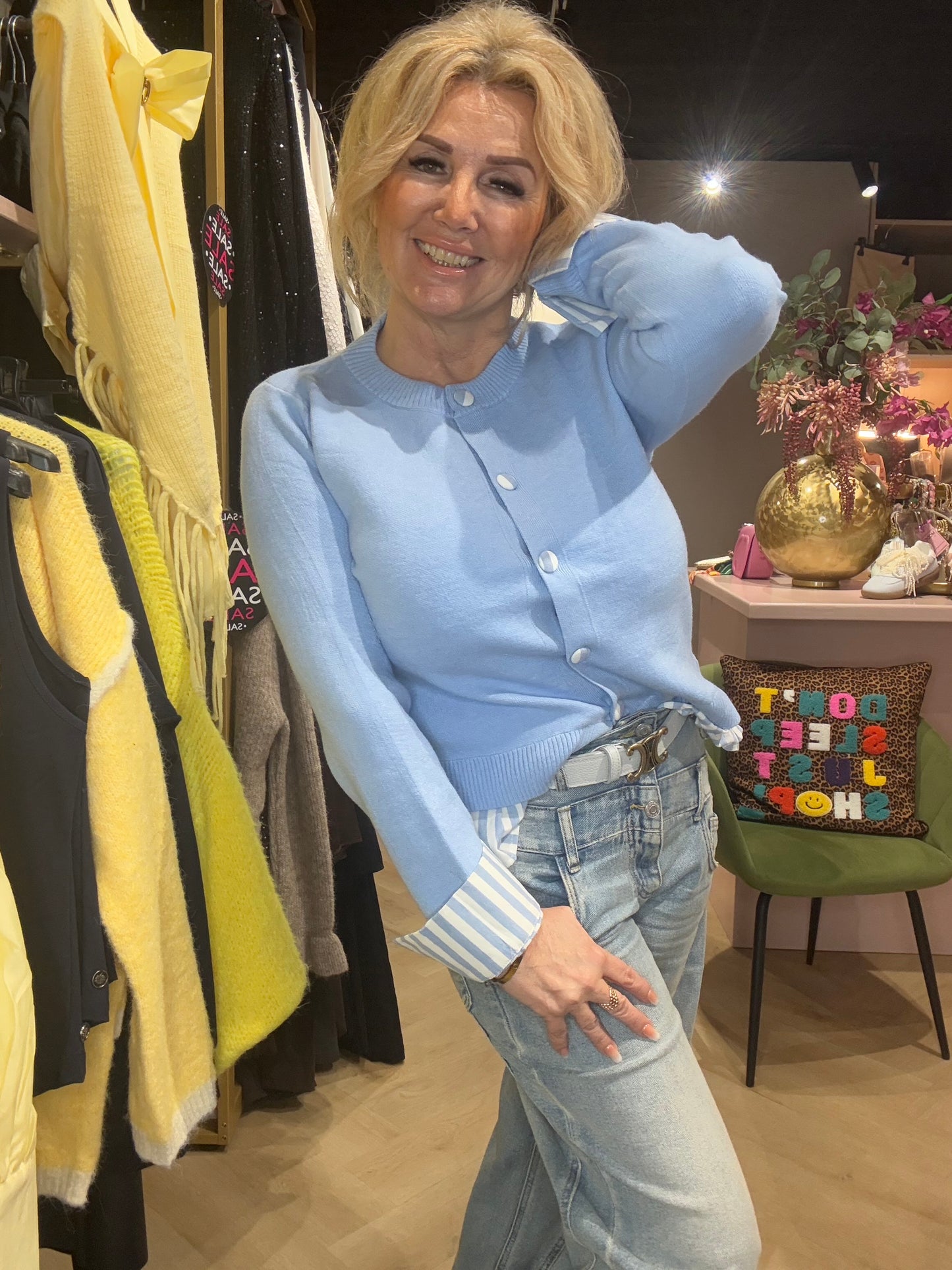 Vest Annie Blauw