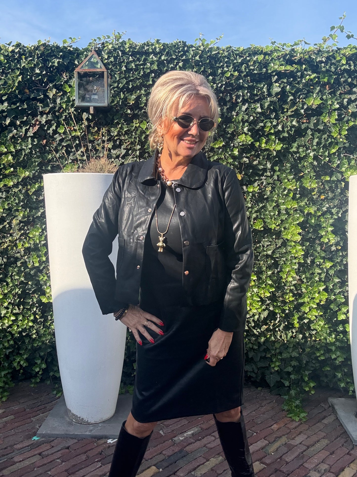 Jasje 🖤 Leatherlook Jill Zwart