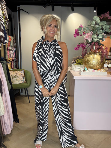 2 Delige set Zebra Zwart