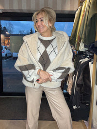 Puh Leatherlook Broek Warm Beige